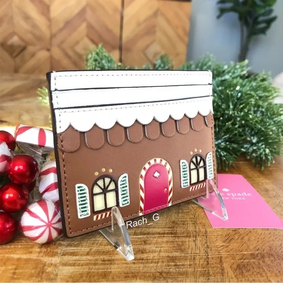 Kate Spade Gingerbread House Card Holder - Picture 3 of 7